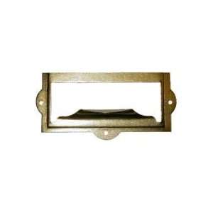File Cabinet Card Holder with Pull   1 11/16 x 3 1/4