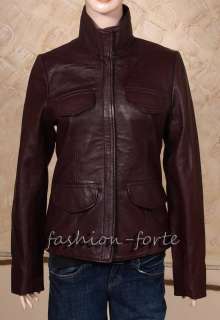 womens leather jacket ClivtonSizes 8   24Available in synthetic 
