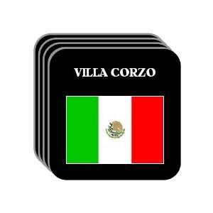  Mexico   VILLA CORZO Set of 4 Mini Mousepad Coasters 