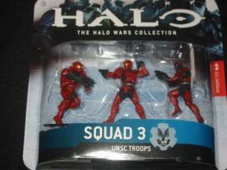 HALO Wars Collection Figures Troops SQUAD 2 3 4 Lot NEW  