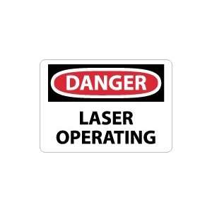    OSHA DANGER Laser Operating Safety Sign: Home Improvement