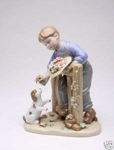 Cosmos Gifts A Boys Best Friend Porcelain Figurine NEW  