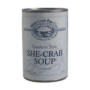 Blue Crab Bay She Crab Soup 15 oz   4 Grocery & Gourmet Food