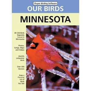  Thayer Birds of Minnesota CD Rom Contains 266 Species 