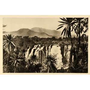  1935 Blue Nile Falls Ethiopia Waterfall Africa River 