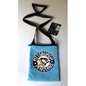   Penguins Game Day Jersey Purse Pouch Blue