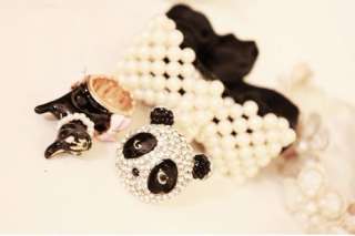 Betsey Johnson panda cute ring 046 Can wholesale
