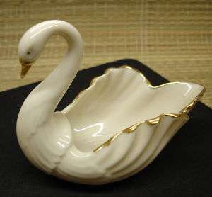 Lenox Swan Cream Color w/ gold trim Made in U.S.A.  