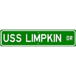  USS LIMPKIN MSC 195 Street Sign   Navy