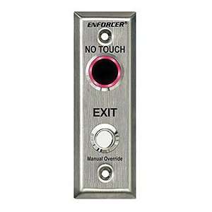    to Exit Plate w/ Delay Timer and Override Button, Slim Electronics