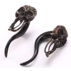 SCARY MASK   BOO Horn Hanger Organic Body Jewelry 12g   00g   Price 