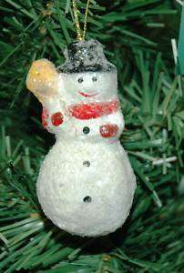 Snowman, Snow Man Christmas Ornament By Tenna Flanner  