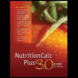 Nutritioncalc. Plus 3.0 Access Card (ISBN10 0073375527; ISBN13 