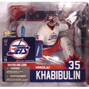  Nikolai Khabibulin (Winnipeg Jets) White Jersey VARIANT: Toys & Games