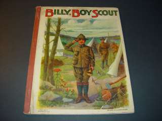 Old Vintage 1916 Billy Boy Scout Book by Gilly Bear American Boy 