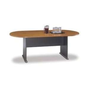   NATURAL CHERRY 82 RACETRACK CONFERENCE TABLE BY BUSH: Office Products