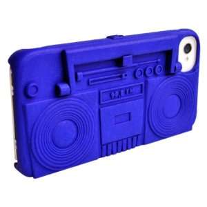  Freshfiber Boombox iPhone 4S/4 Cover (Blue) Electronics