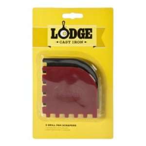 Lodge Logic Grill Pan Scraper   Two Pack:  Sports 