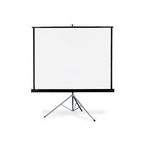   Portable Tripod Projeion Screen 60x60 White Screen: Office Products