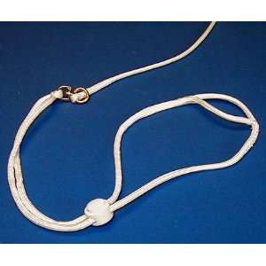  Resco Tubular Nylon Show Lead 3/16 WHT