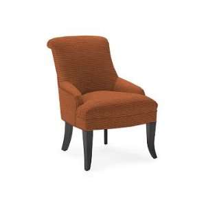 Williams Sonoma Home Mia Chair, Chunky Raffia, Coral, Polished Nickel 