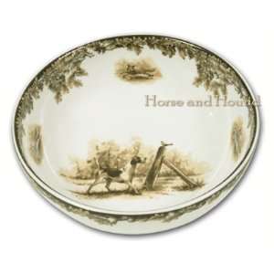 Aiken Hunt Country Cereal Bowl   Hound Motif  Kitchen 