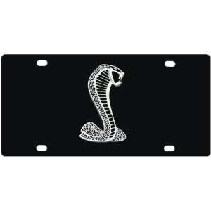  Ford Cobra Black Stainless Steel License Plate Tag from 