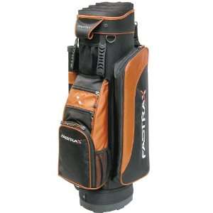  Fastrax 14 Way Divider Cart Bag Black/ Orange Sports 