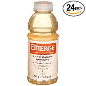 Cott Beverages Emerge Zero Calorie, Immunity, 20 Ounce Bottle (Pack of 