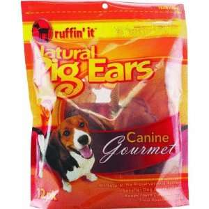  Ruffin It Canine Gourmet Natural Pig Ears