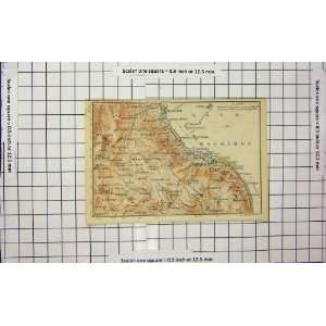  Antique Map Italy Pallanza Lago Maggiore Intra Suna