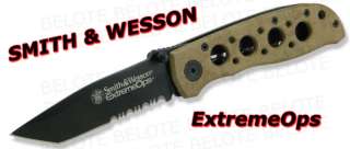 Smith & Wesson ExtemeOps Desert Tanto Serrated CK5TBSD  