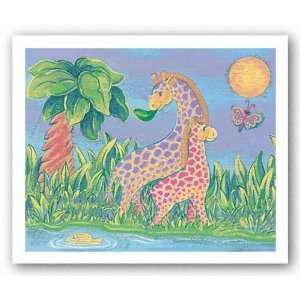  In The Jungle Giraffes! by The Luntz Collection 8x6.5 