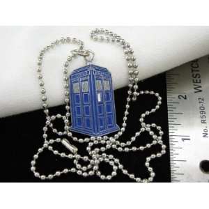  Doctor Who TARDIS Pendant Necklace on 24 Chain 
