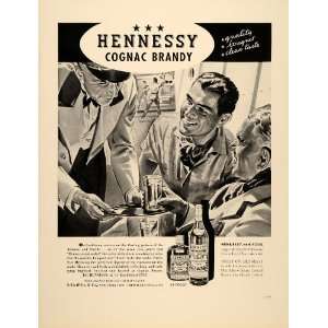   Drinking Men Cognac Brandy Liquor   Original Print Ad: Home & Kitchen