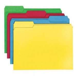  File Folder,1/3 AST 1 Ply Tab,Letter,24/PK,Assorted 