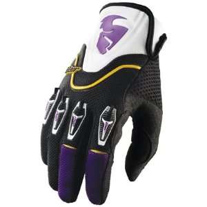  2012 THOR FLOW GLOVES (X SMALL) (PURPLE) Automotive