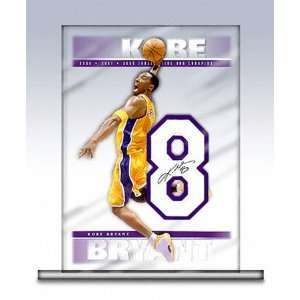 Kobe Bryant Los Angeles Lakers Floating Numbers Piece:  
