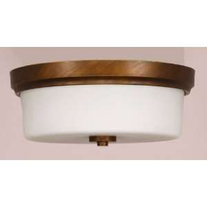   Flush Mount  Hatillo Bronze finish  White Opal Frosted Glass shades