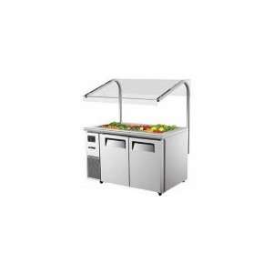 Turbo Air JBT 60   2 Section Refrigerated Buffet Table w/ Swing Doors 