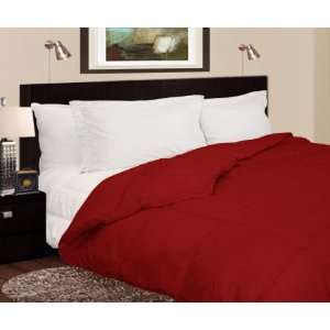  Microfiber Down Comforter Twin Size Red: Home & Kitchen