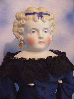 24 Dolly Madison Parian w/Blue Bow by Conta Boehme  