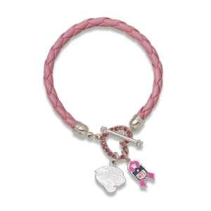   Jaguars Breast Cancer Awareness Pink Rope Bracelet: Sports & Outdoors