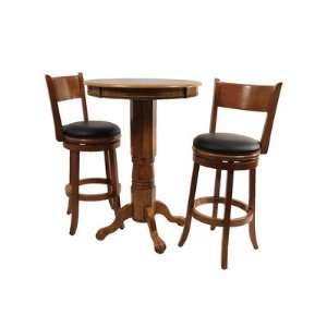  Florence 3 Piece Pub Set in Fruitwood: Home & Kitchen