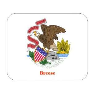  US State Flag   Breese, Illinois (IL) Mouse Pad 