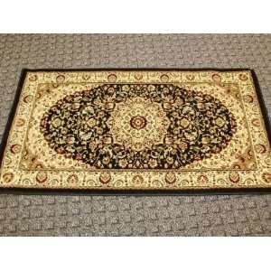  Traditional Area Rug 32x55 Black Persian 401