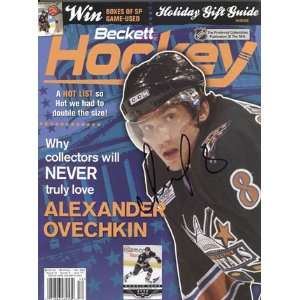  Alexander Ovechkin Autographed Beckett Hockey Magazine 
