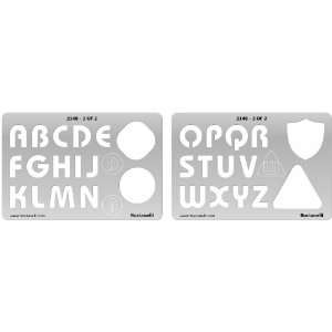   Template Drawing Drafting Stencil   Letters Letter: Home & Kitchen