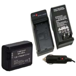  Opteka NP FW50 1750mAh Ultra High Capacity Li ion Battery 