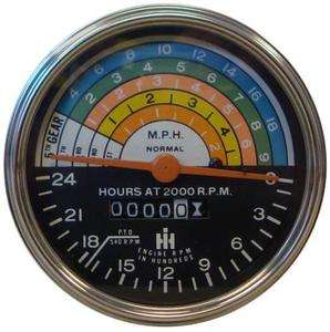 Farmall 340 Gas Tachometer / IH 340 Tachometer for IH / Farmall 340 